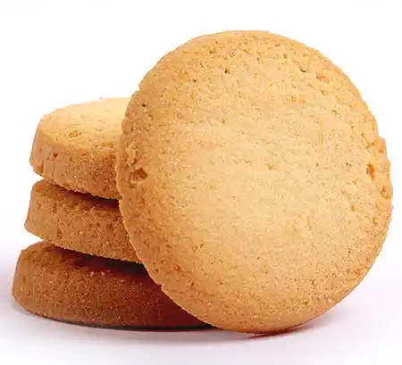 Stapel dänischer Butter-Cookies.